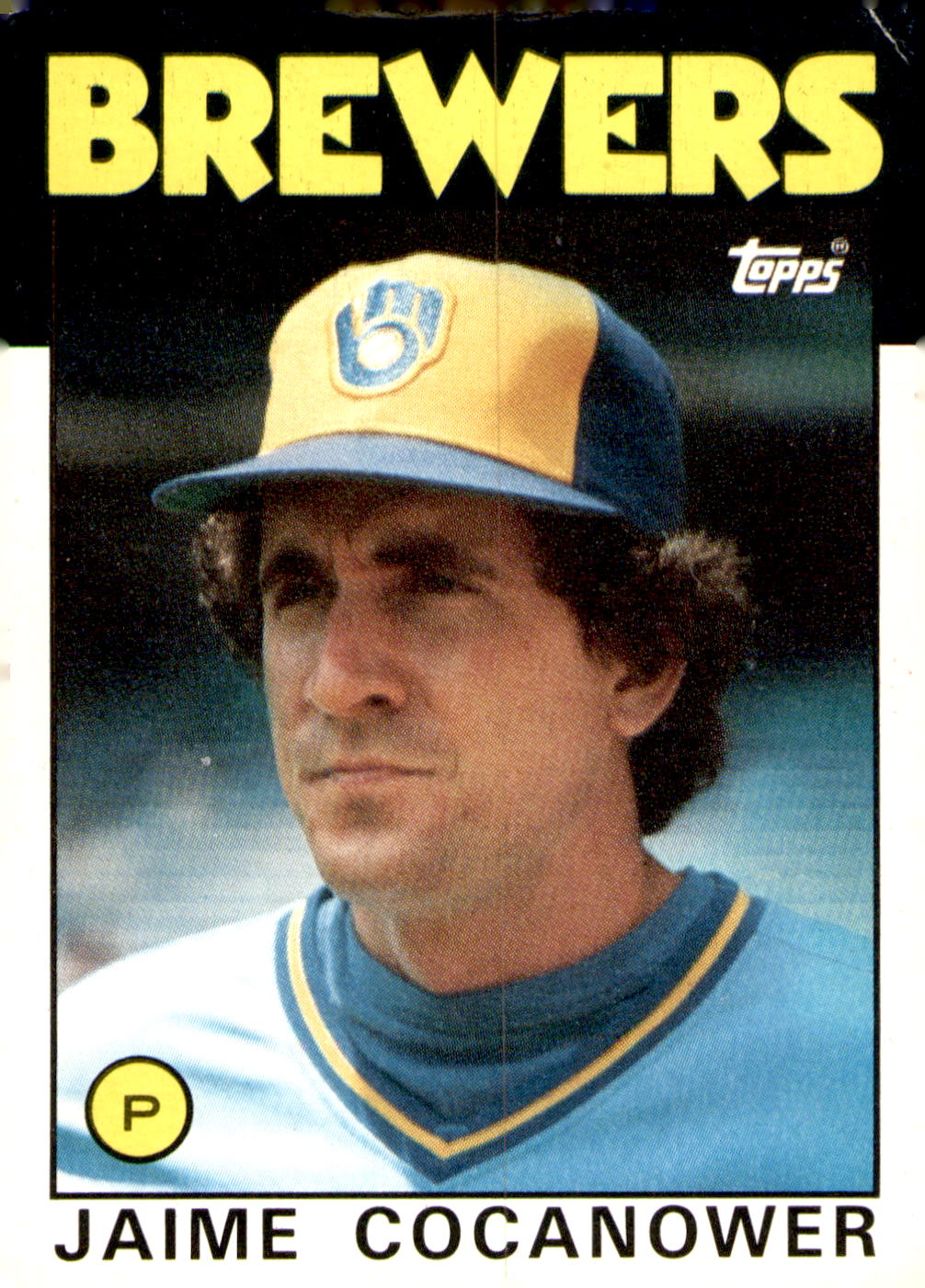 1986 Topps #277 Jaime Cocanower