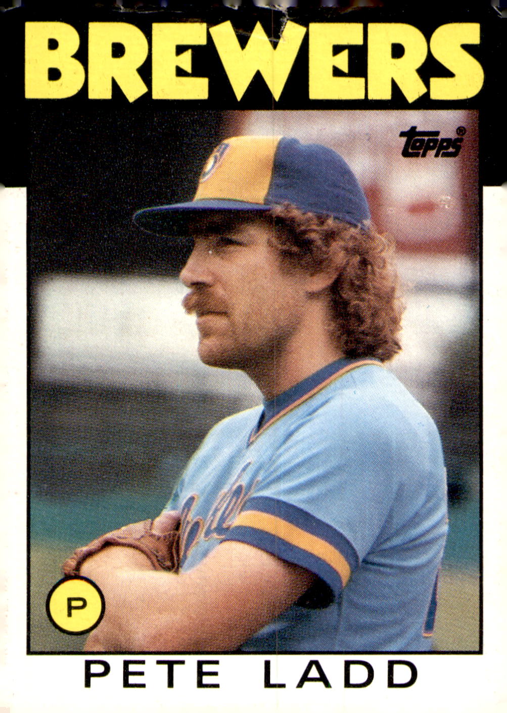 1986 Topps #163 Pete Ladd