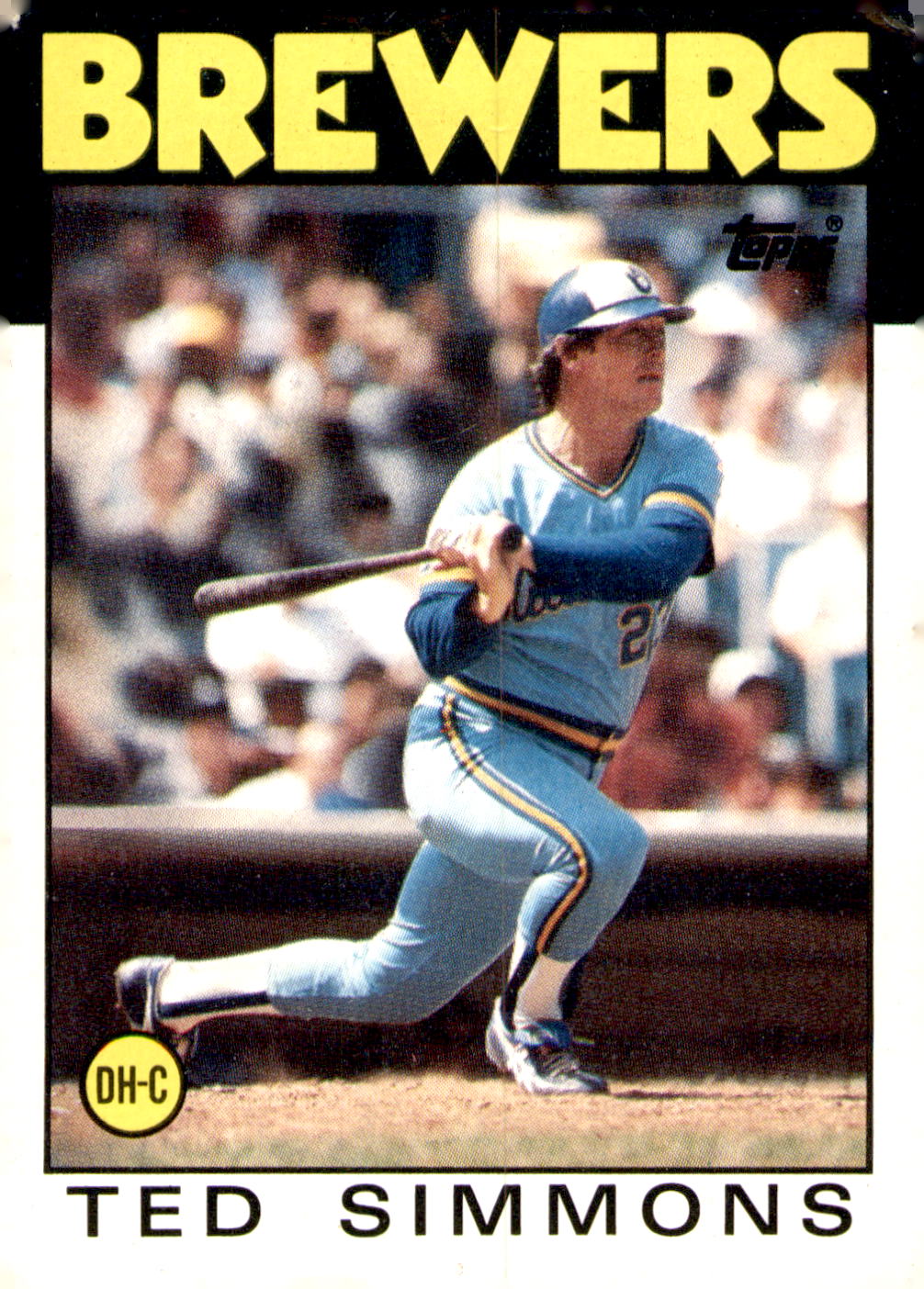 1986 Topps #237 Ted Simmons