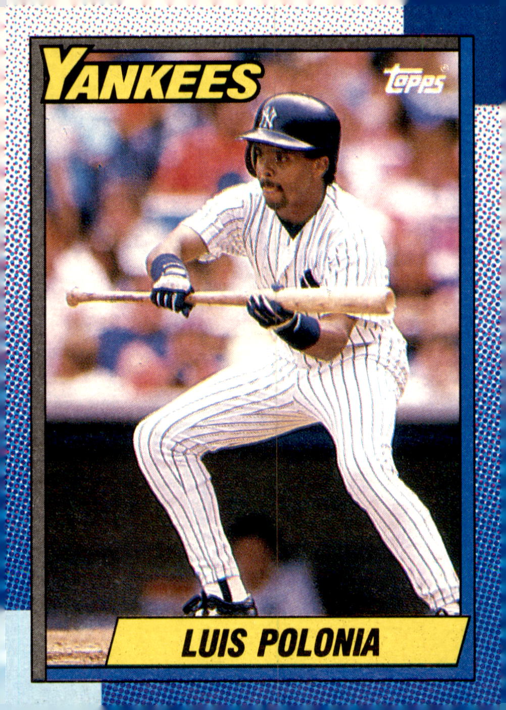 1990 Topps #634 Luis Polonia