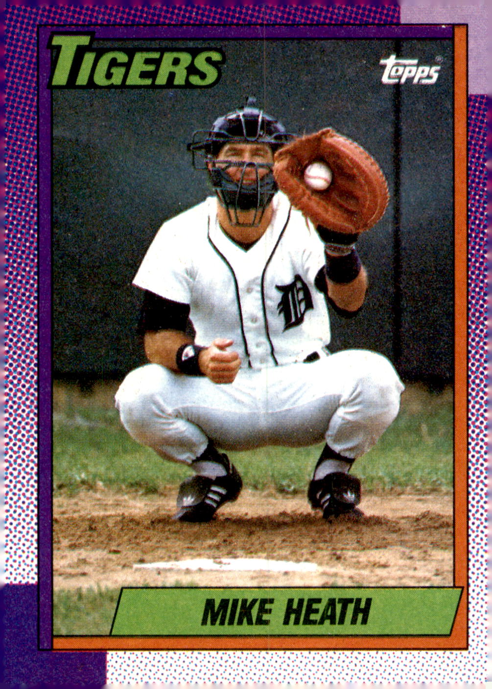 1990 Topps #366 Mike Heath