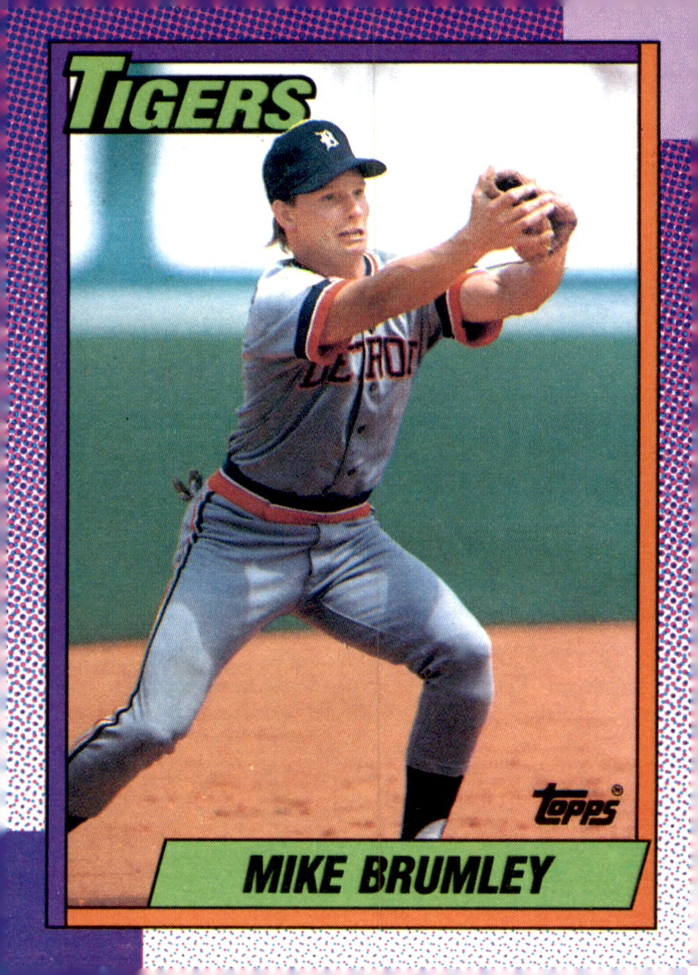 1990 Topps #471 Mike Brumley