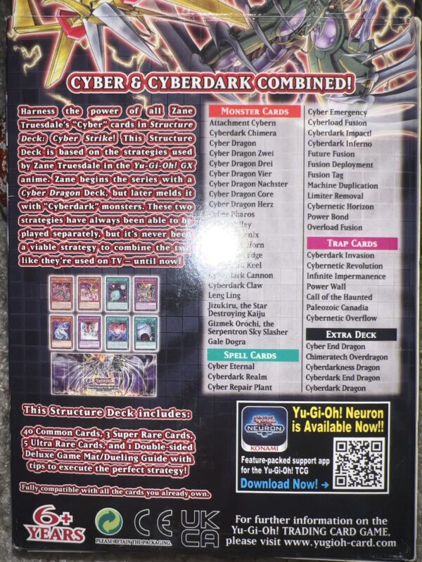 NEW 2020 Yu-Gi-Oh! TCG - Cyber Strike Structure Deck - Shonen Jump - Sealed - Image 2