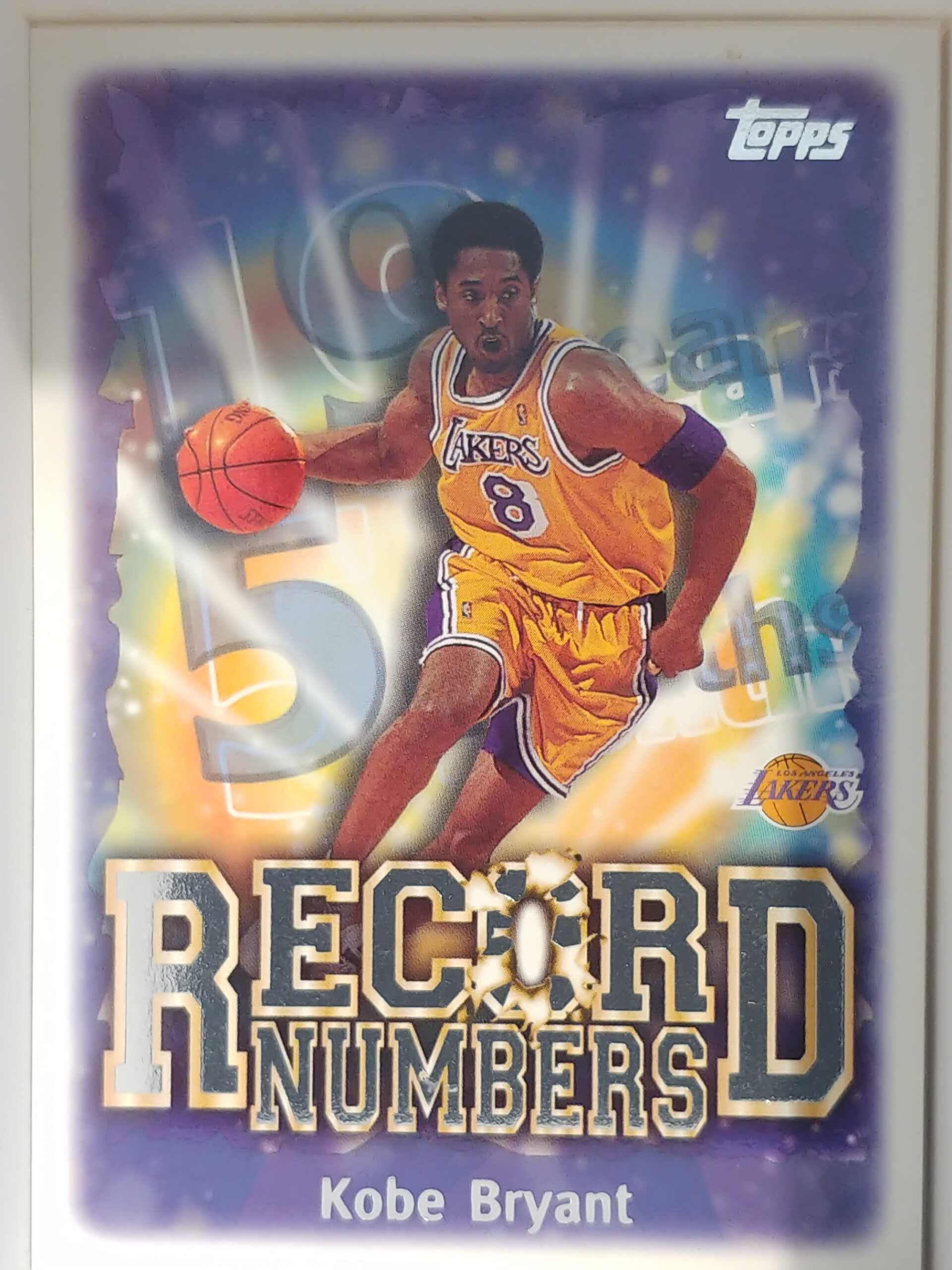 1999 Topps Record Numbers Kobe Bryant #RN7