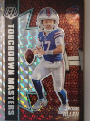 2021 Panini Mosaic Touchdown Masters Josh Allen #TM-15 Silver