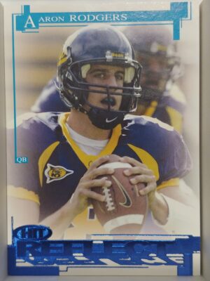 2005 Sage Hit Aaron Rodgers Reflect Blue #R8