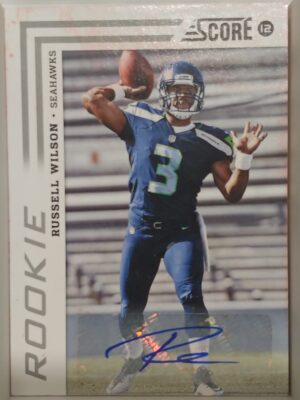 2012 Panini Score Russell Wilson RC Auto #372