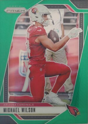 2024 Panini Prizm Michael Wilson Green Prizm #3