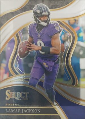 2023 Panini Select Lamar Jackson Club Level #241