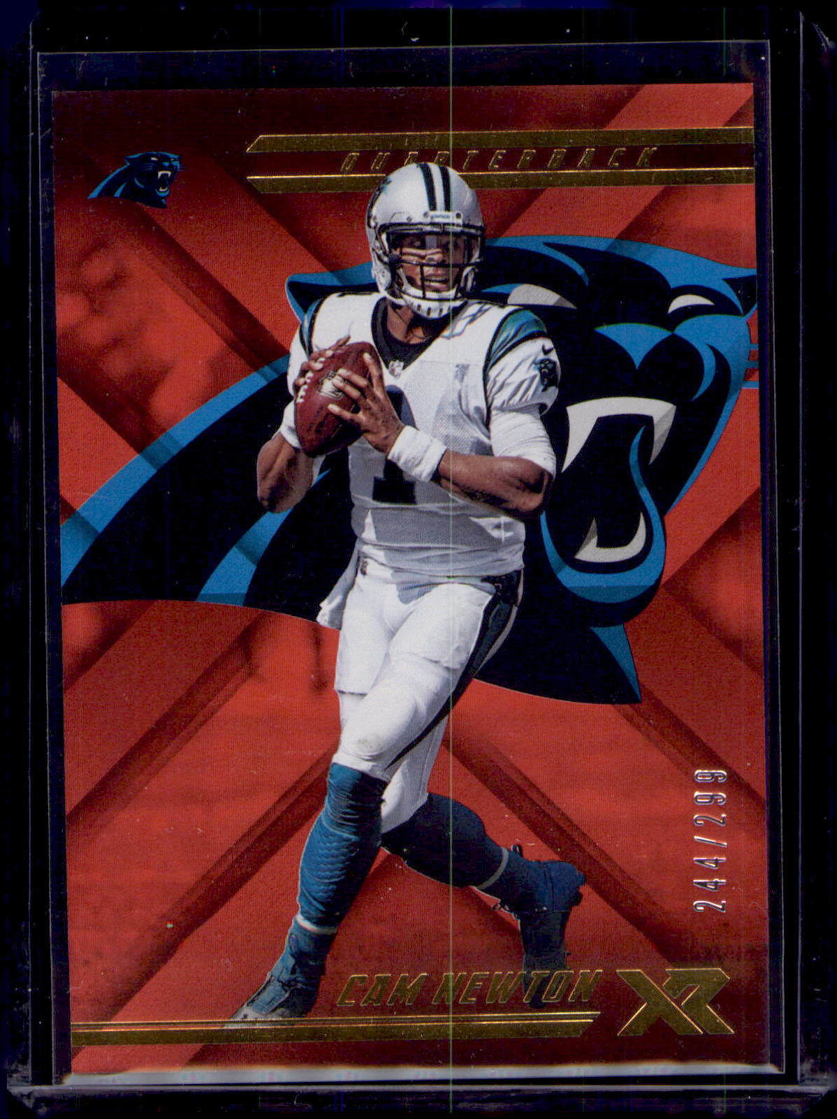 2018 Panini XR #77 Cam Newton # 244/299