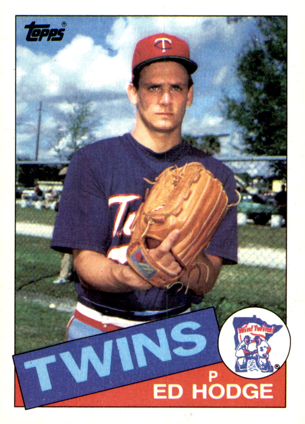 1985 Topps #639 Ed Hodge Rookie