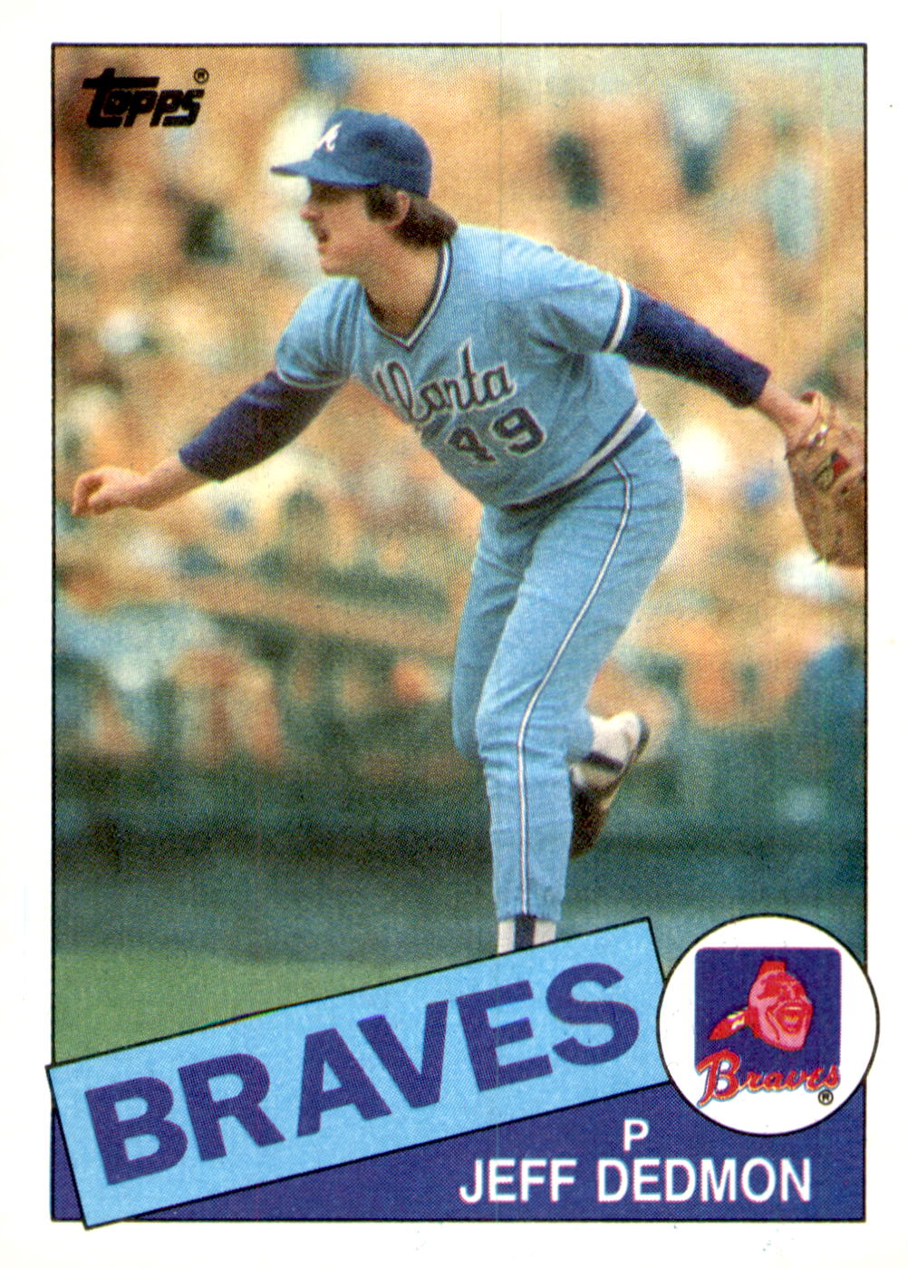 1985 Topps #602 Jeff Dedmon Rookie