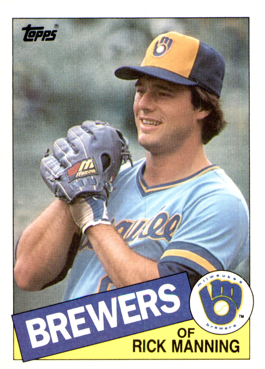 1985 Topps #603 Rick Manning