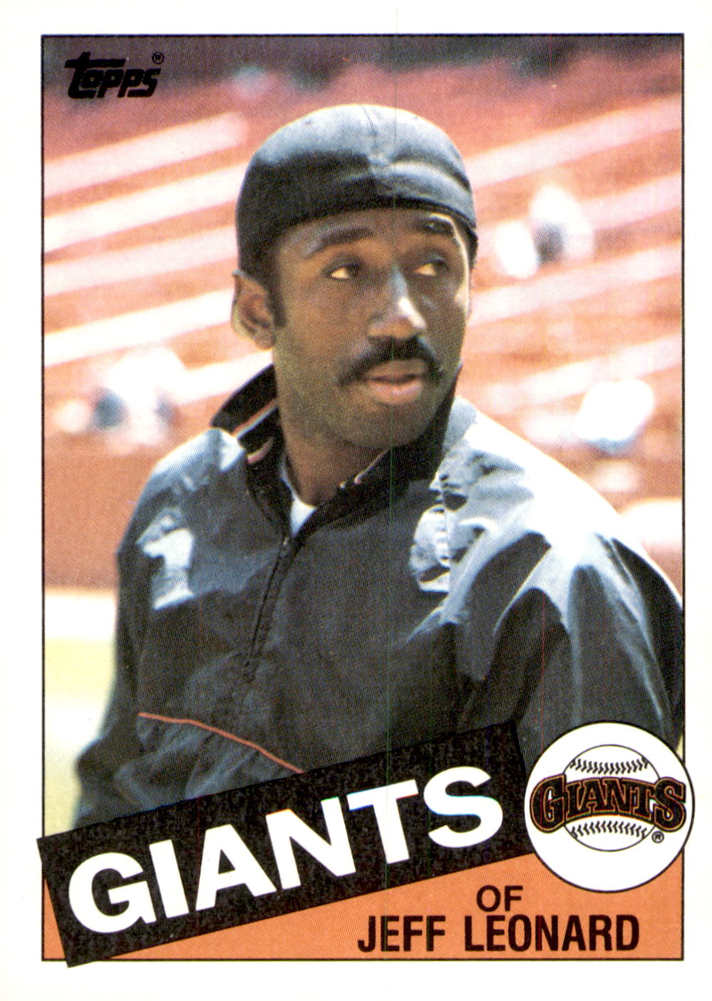 1985 Topps #619 Jeff Leonard