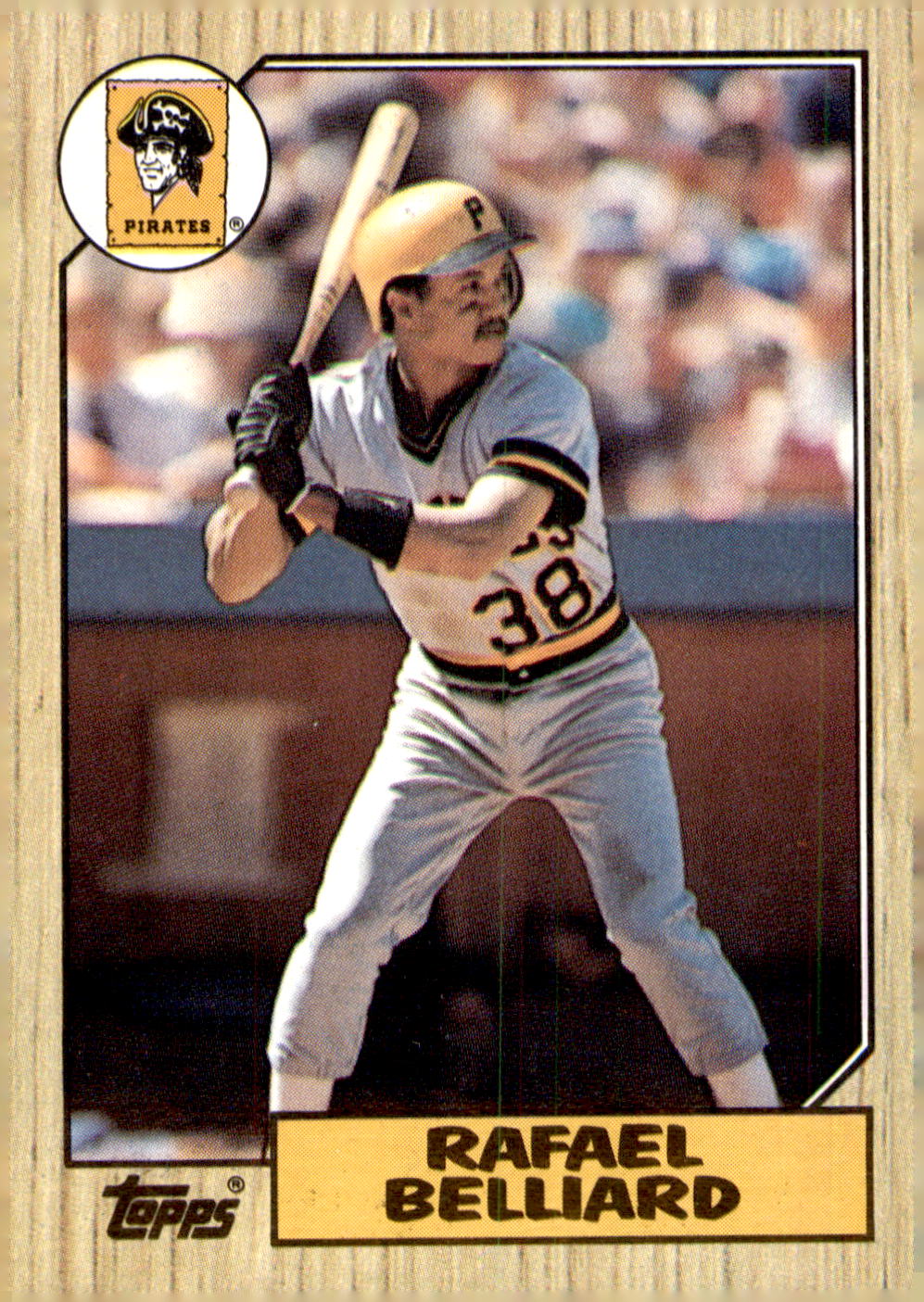 1987 Topps #541 Rafael Belliard Rookie