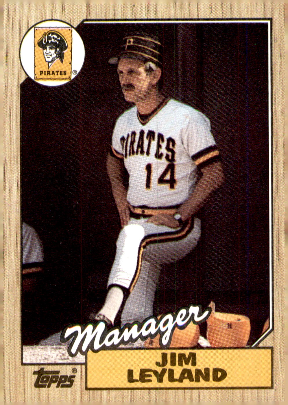1987 Topps #93 Jim Leyland Rookie