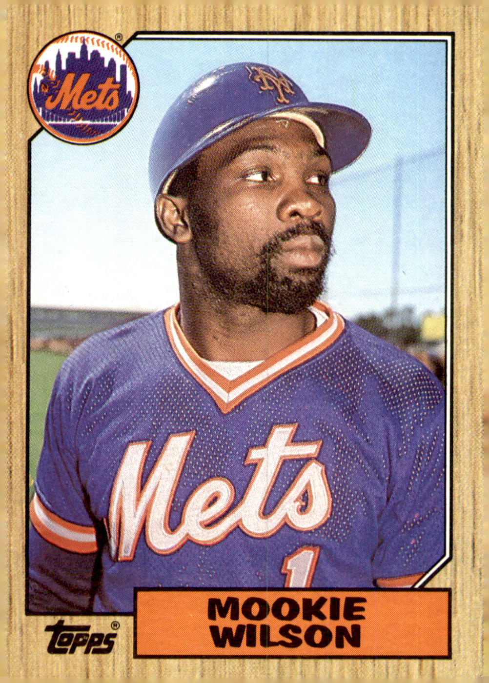 1987 Topps #625 Mookie Wilson