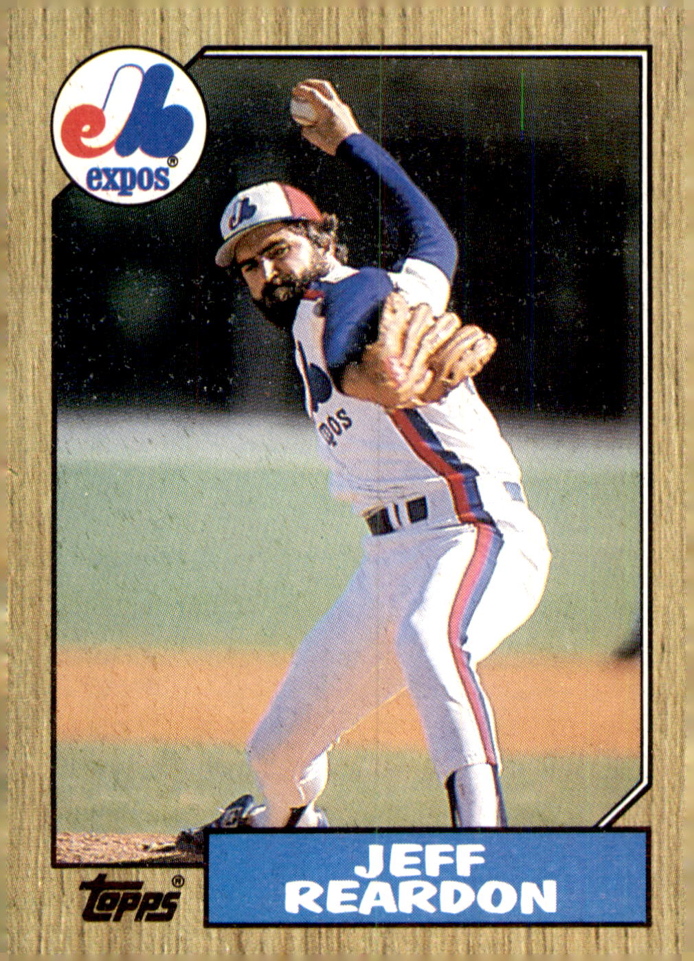 1987 Topps #165 Jeff Reardon