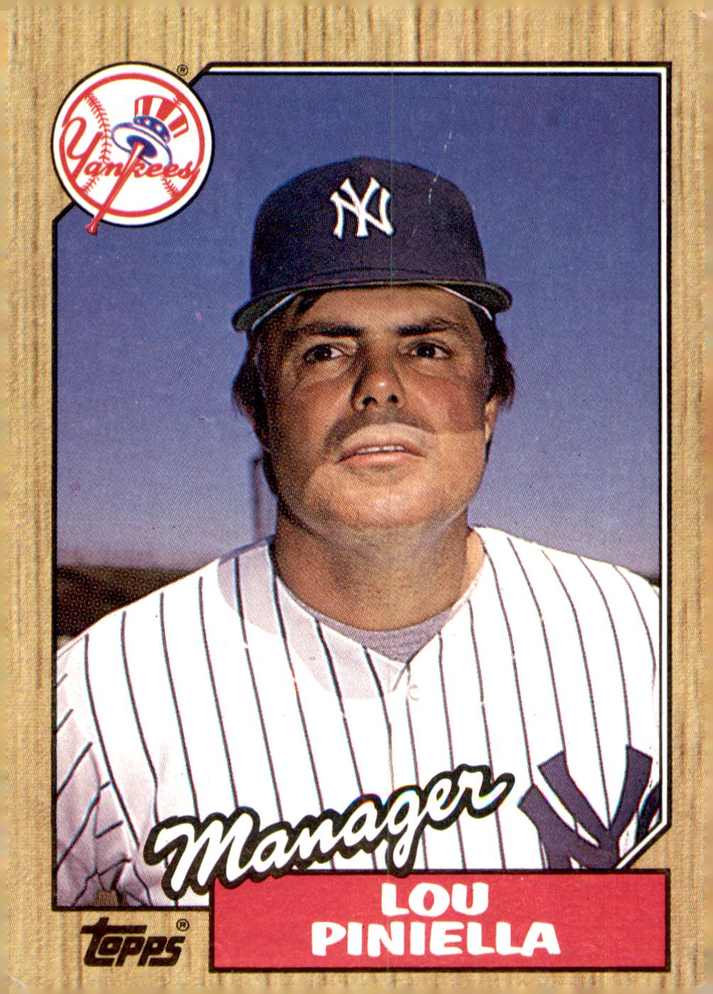 1987 Topps #168 Lou Piniella