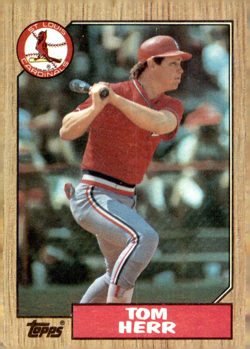 1987 Topps #721 Tom Herr