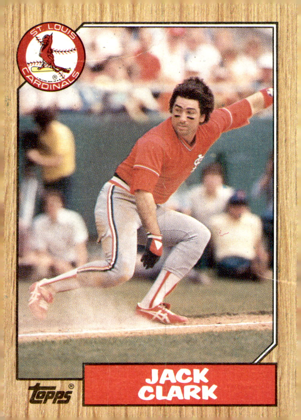 1987 Topps #520 Jack Clark