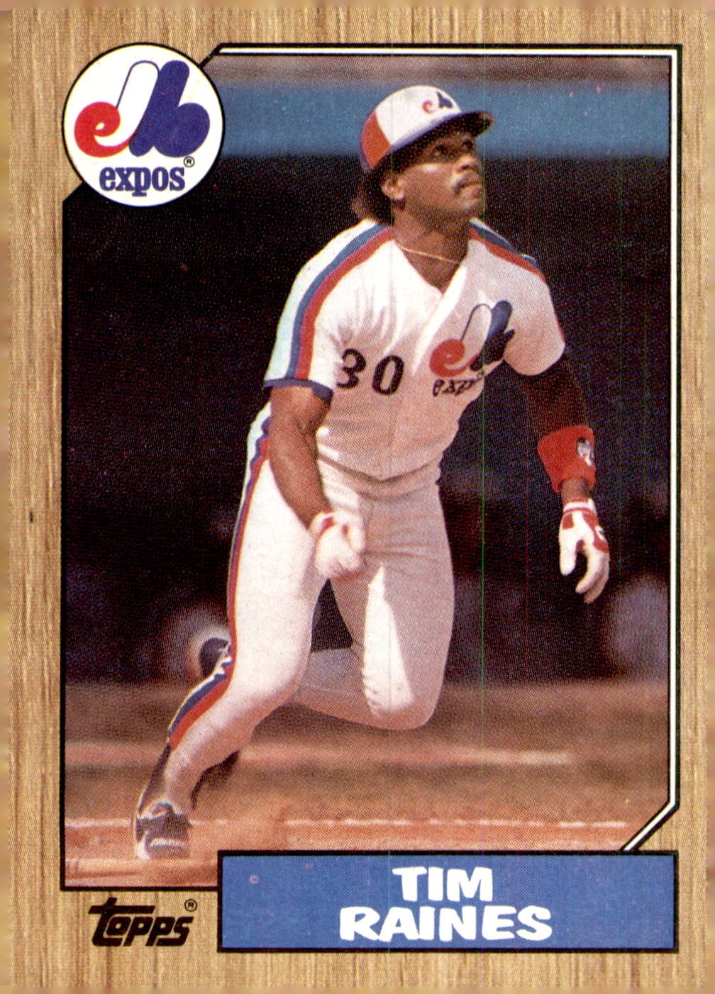 1987 Topps #30 Tim Raines