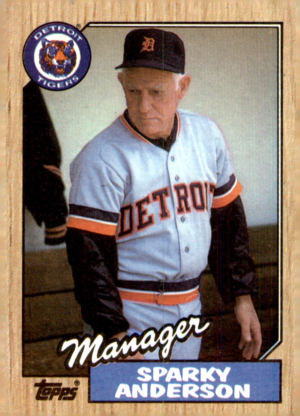 1987 Topps #218 Sparky Anderson