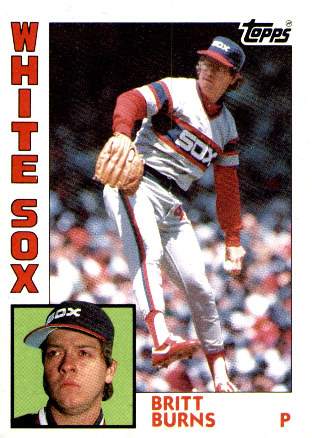 1984 Topps #125 Britt Burns