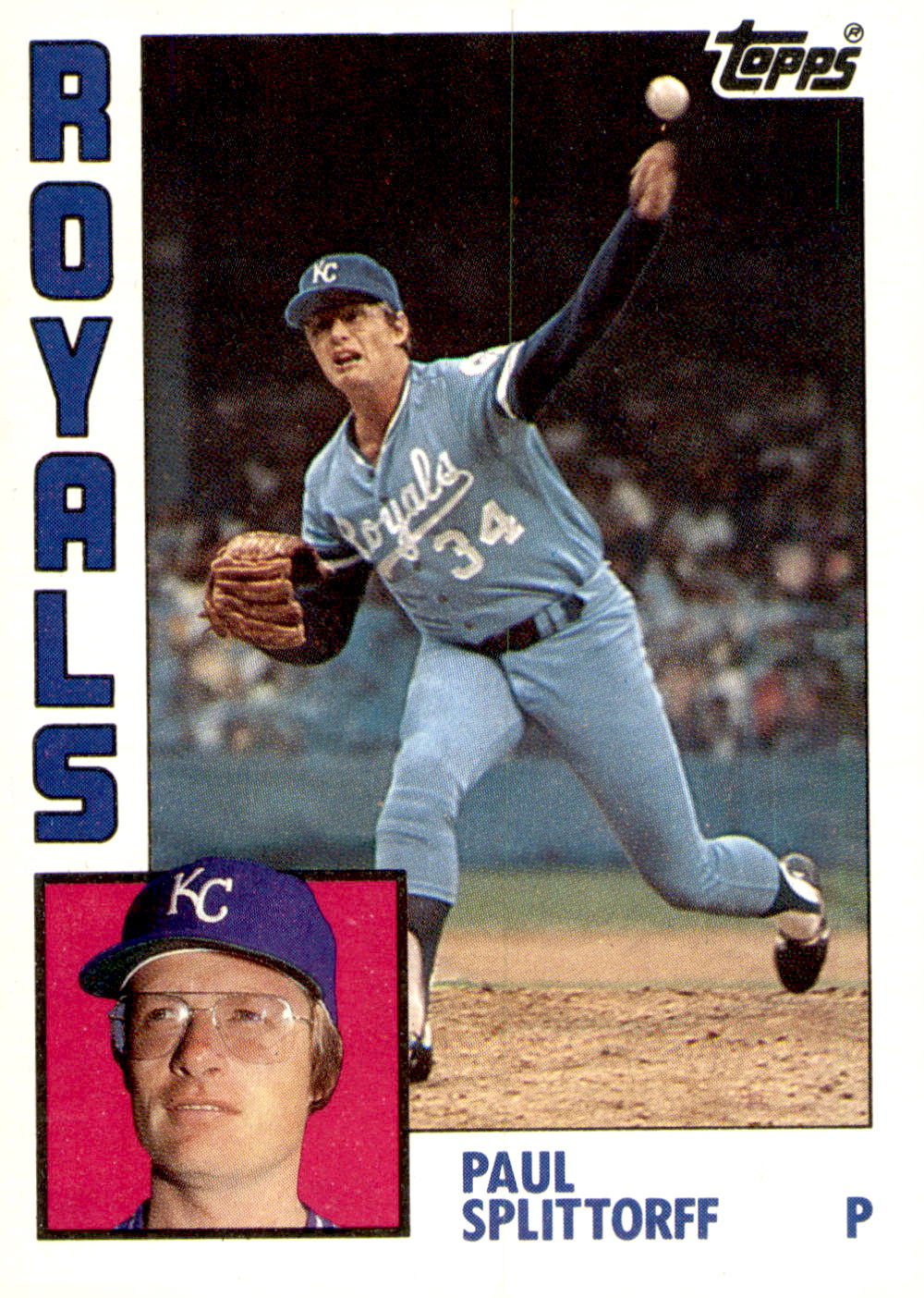 1984 Topps #52 Paul Splittorff