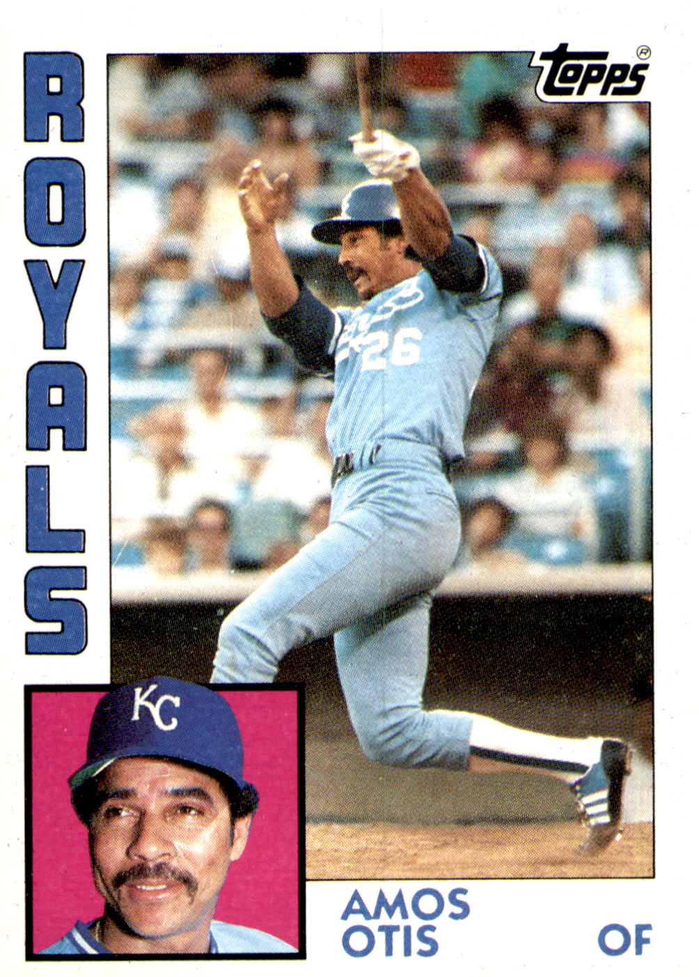 1984 Topps #655 Amos Otis