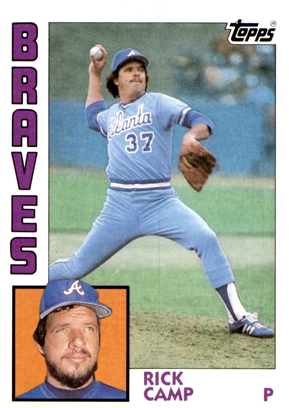1984 Topps #597 Rick Camp