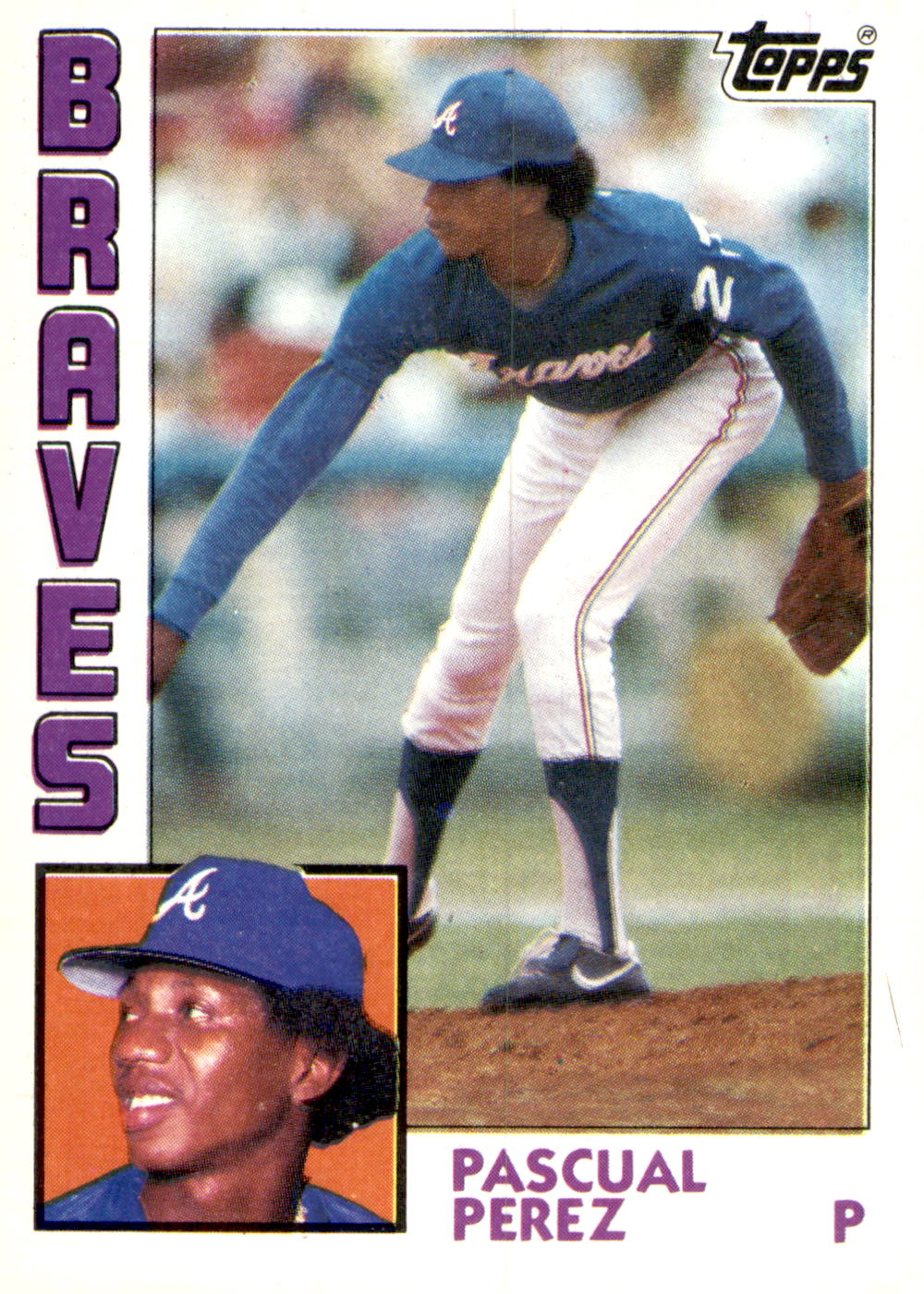 1984 Topps #675 Pascual Perez