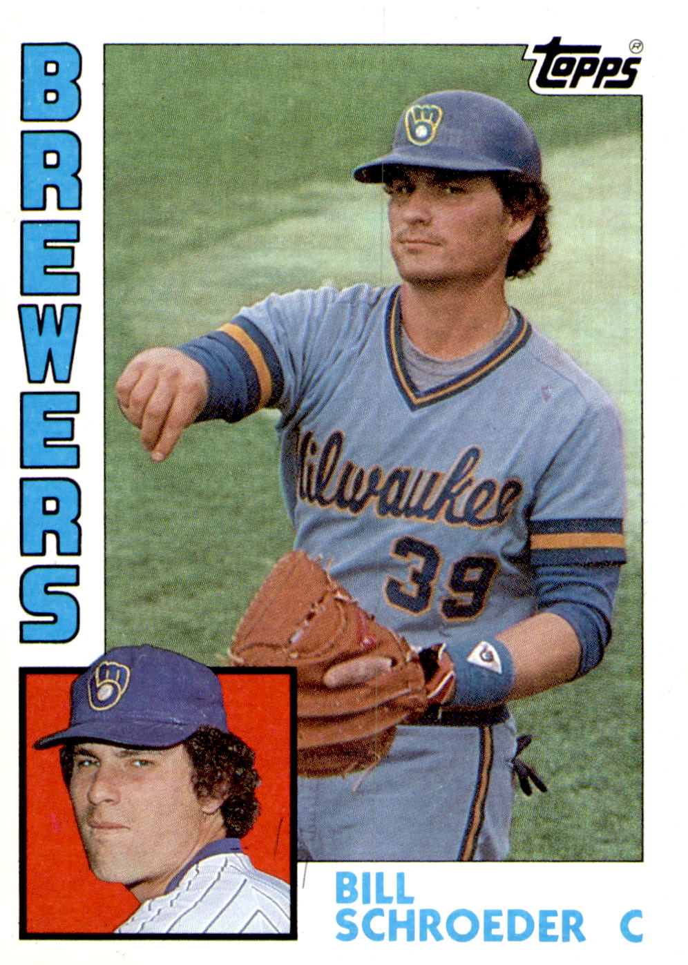 1984 Topps #738 Bill Schroeder Rookie