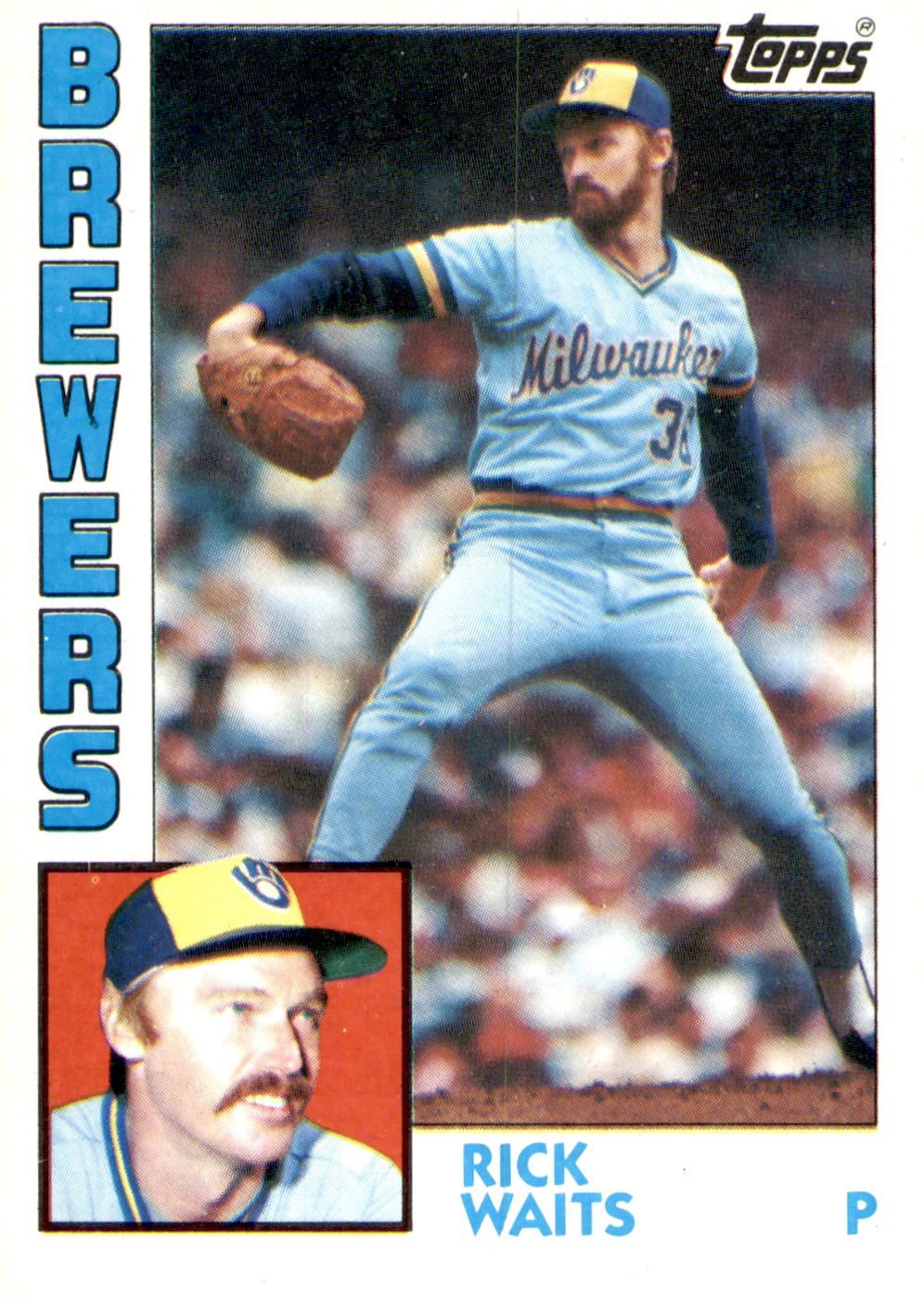 1984 Topps #218 Rick Waits