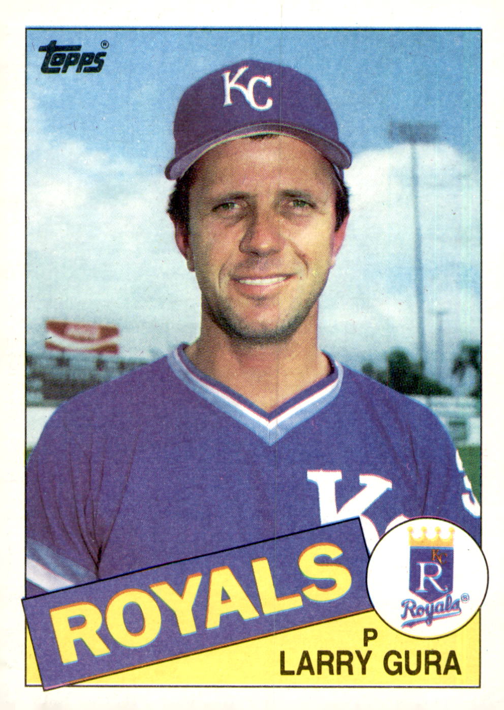 1985 Topps #595 Larry Gura
