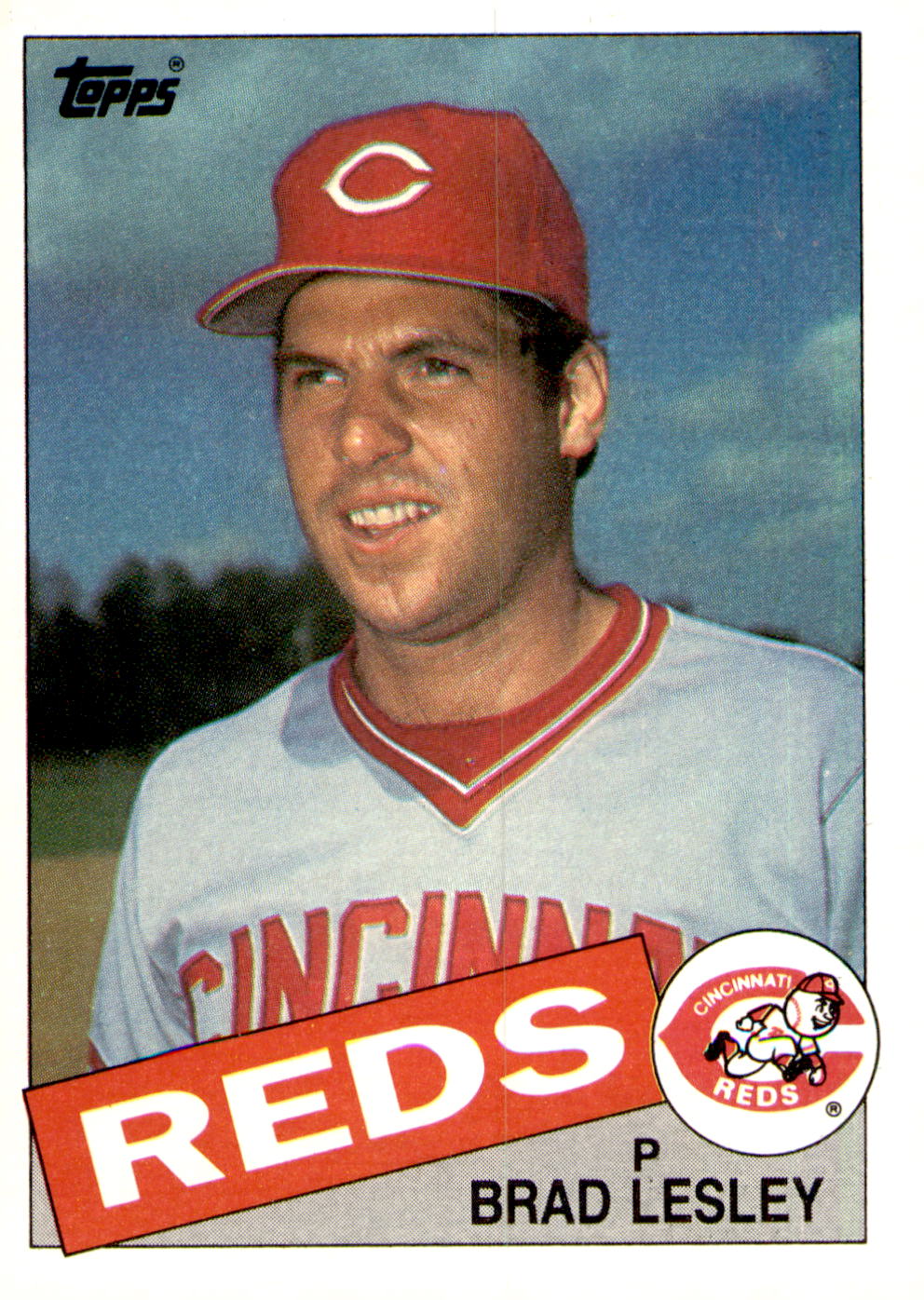 1985 Topps #597 Brad Lesley