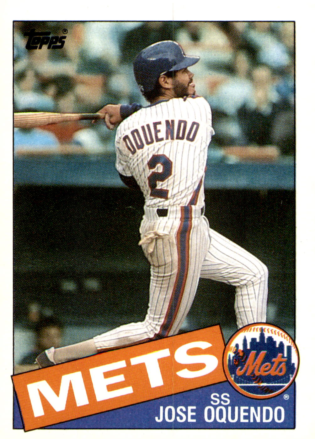 1985 Topps #598 Jose Oquendo