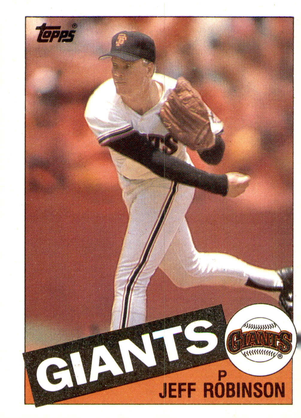 1985 Topps #592 Jeff Robinson Rookie