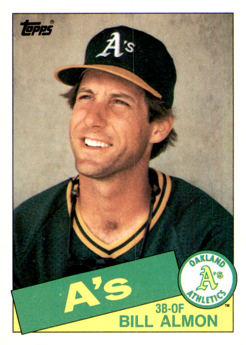 1985 Topps #607 Bill Almon