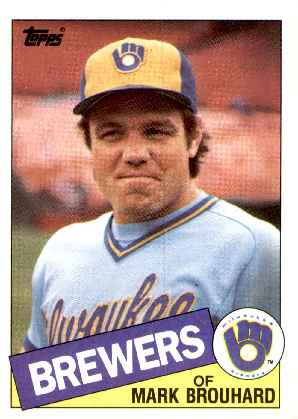 1985 Topps #653 Mark Brouhard