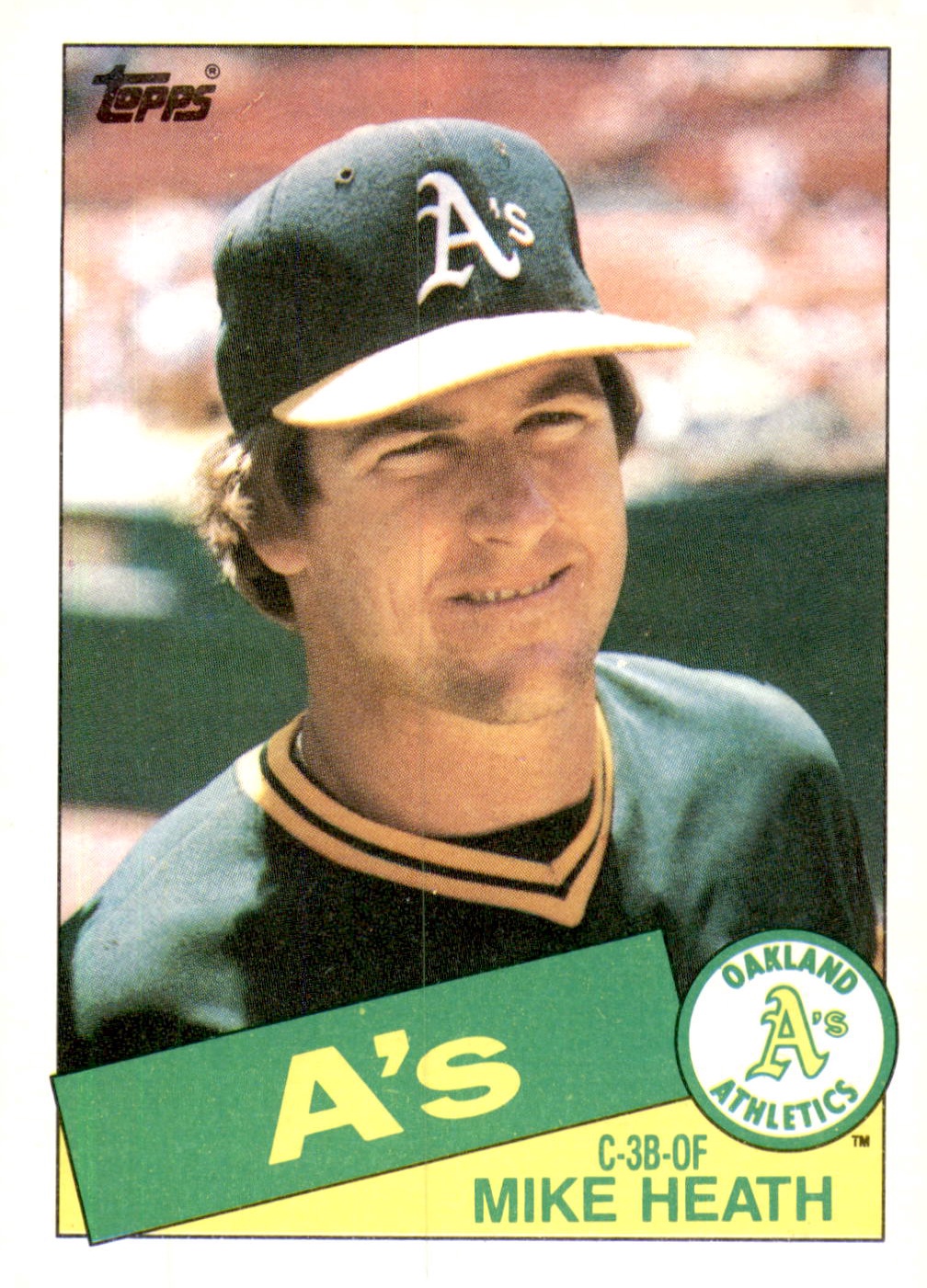 1985 Topps #662 Mike Heath
