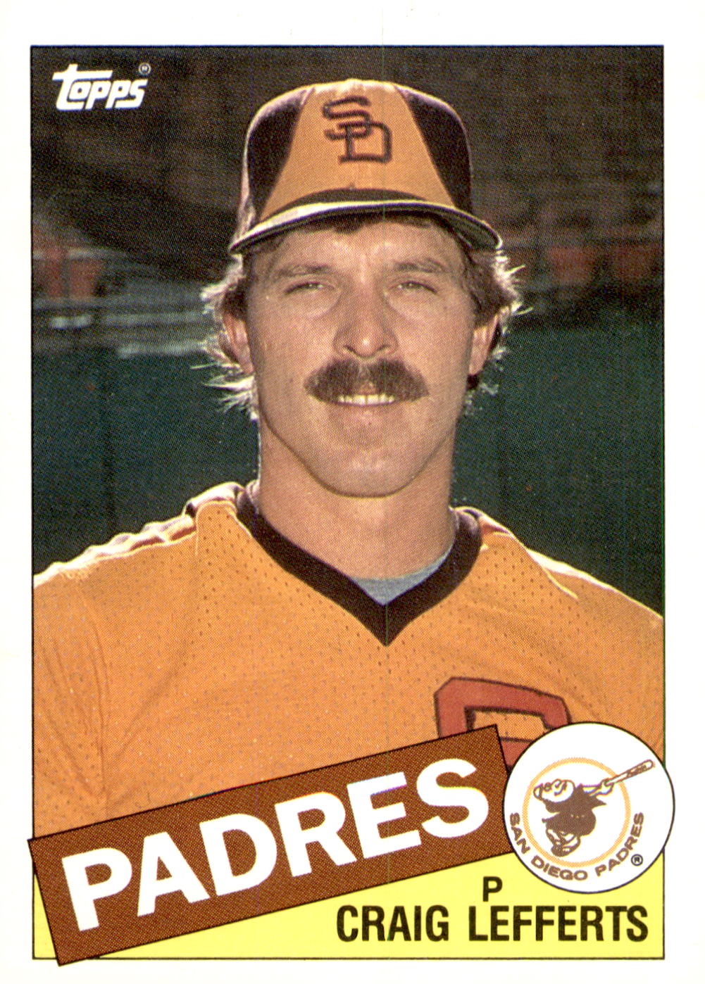 1985 Topps #608 Craig Lefferts