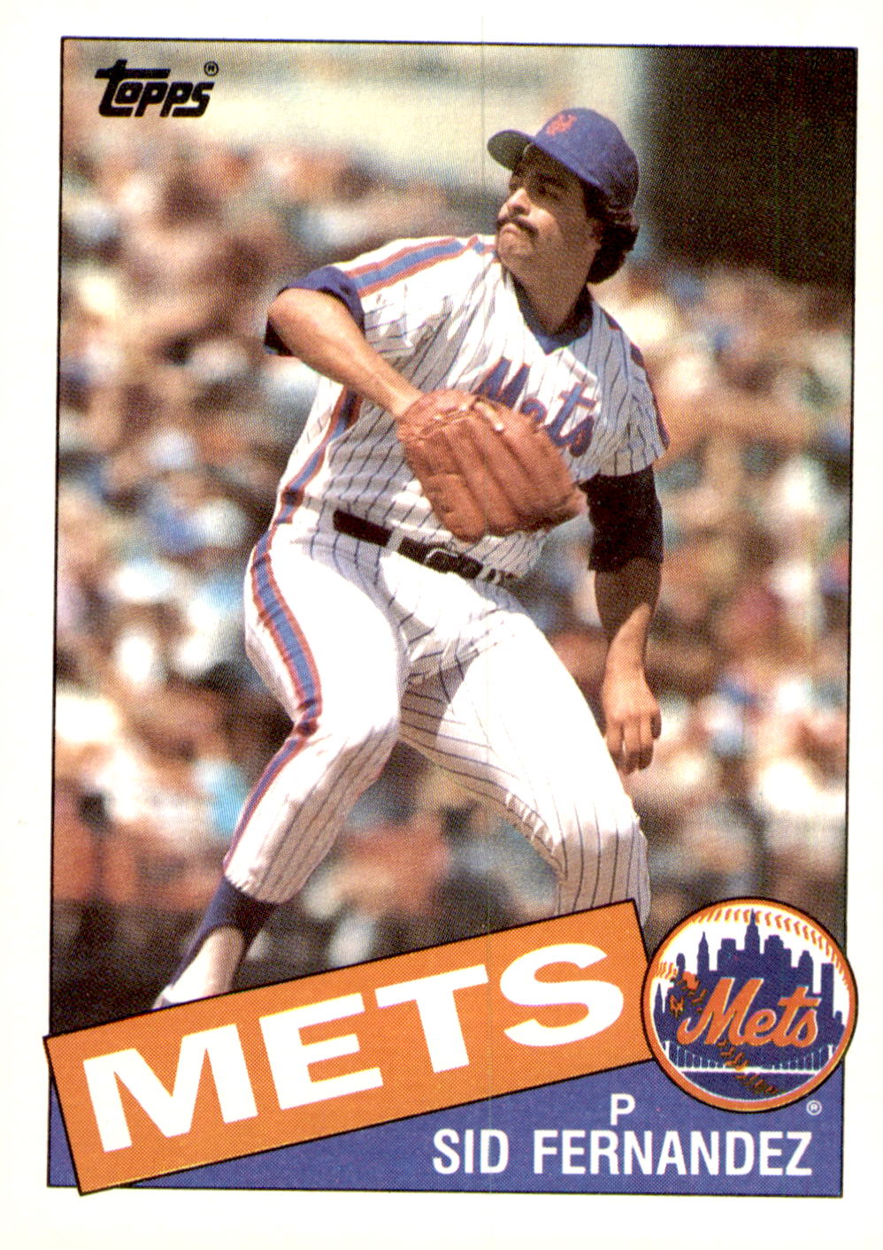 1985 Topps #649 Sid Fernandez