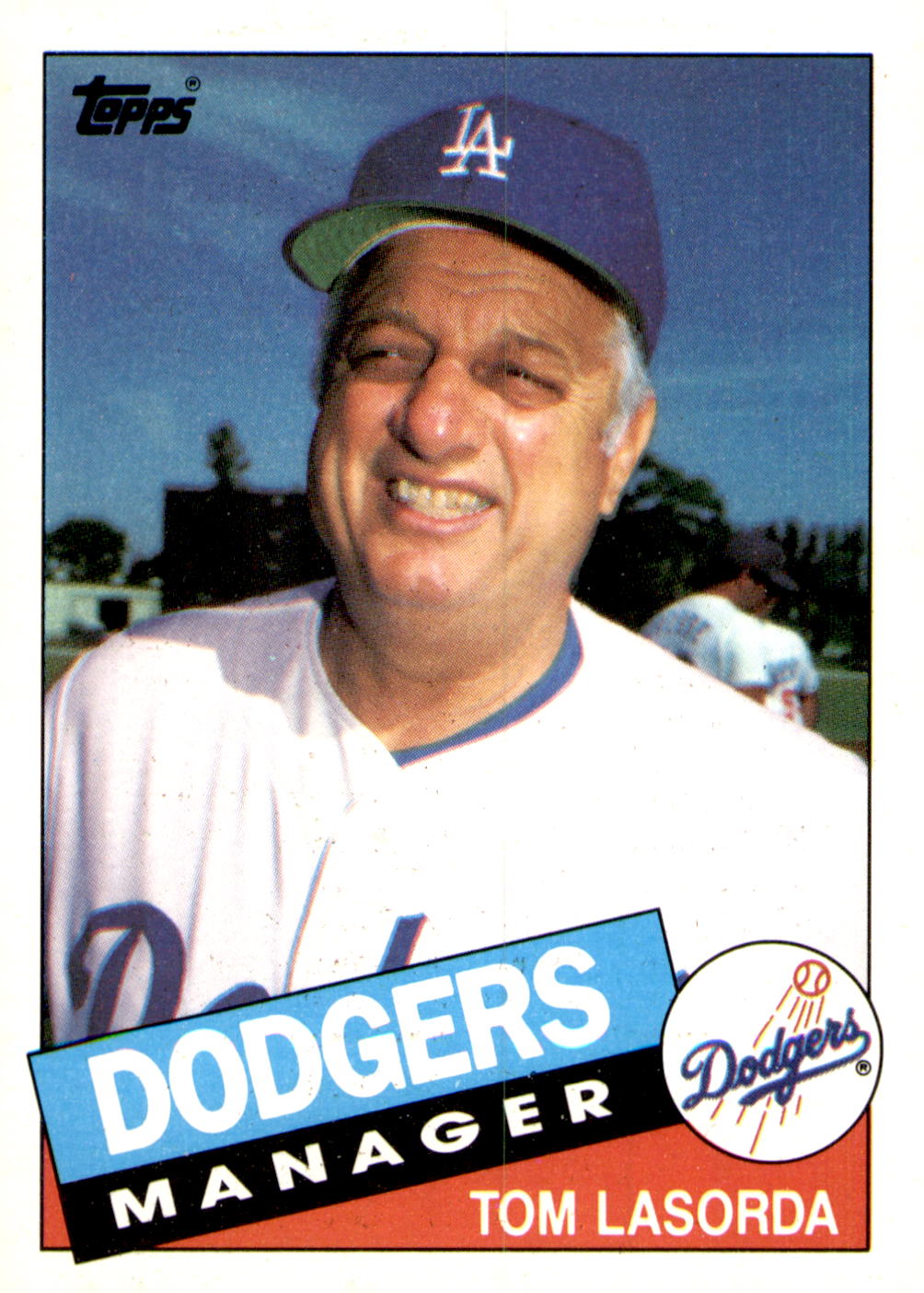 1985 Topps #601 Tom Lasorda
