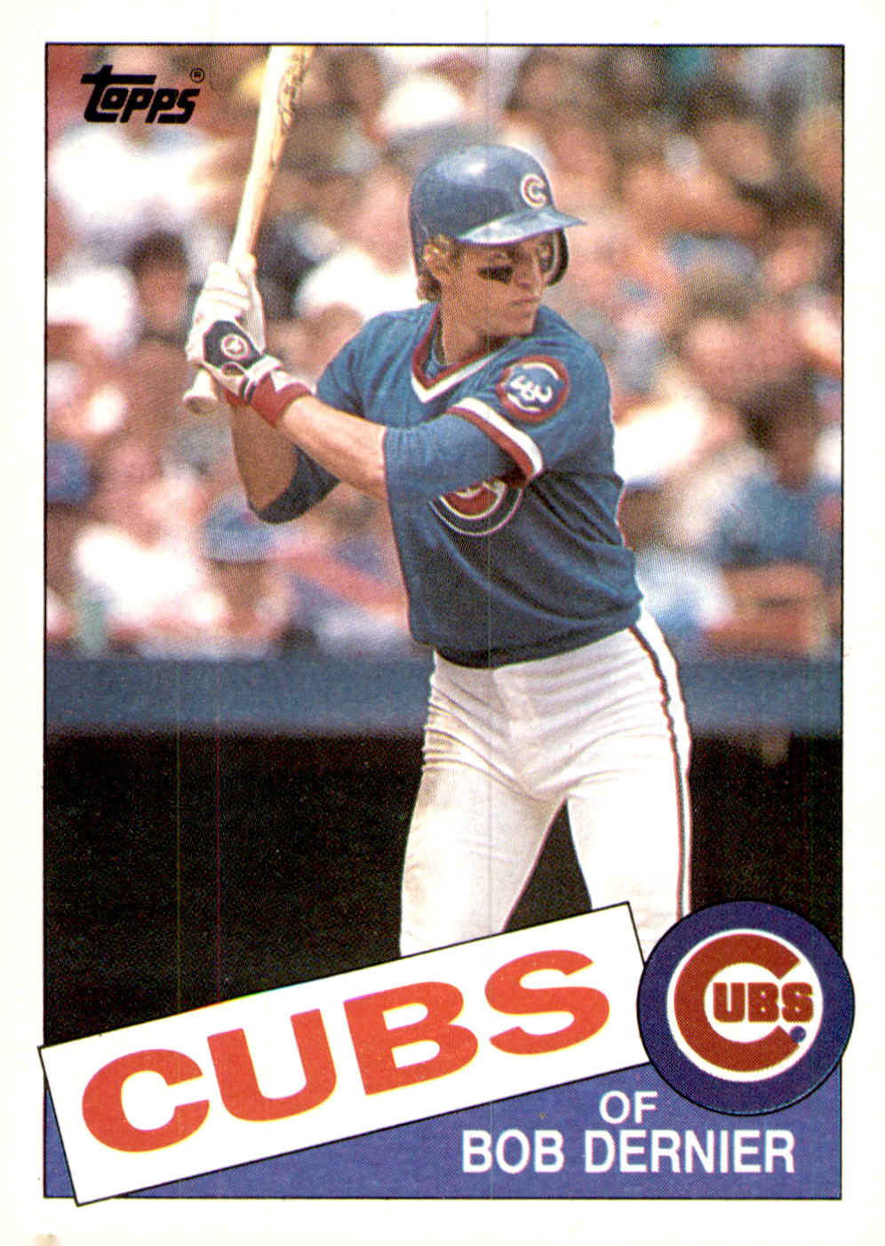 1985 Topps #589 Bob Dernier