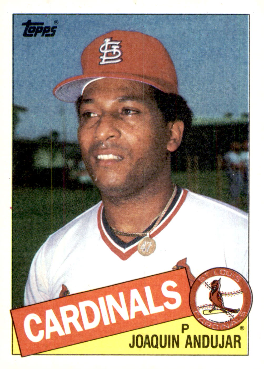 1985 Topps #655 Joaquin Andujar