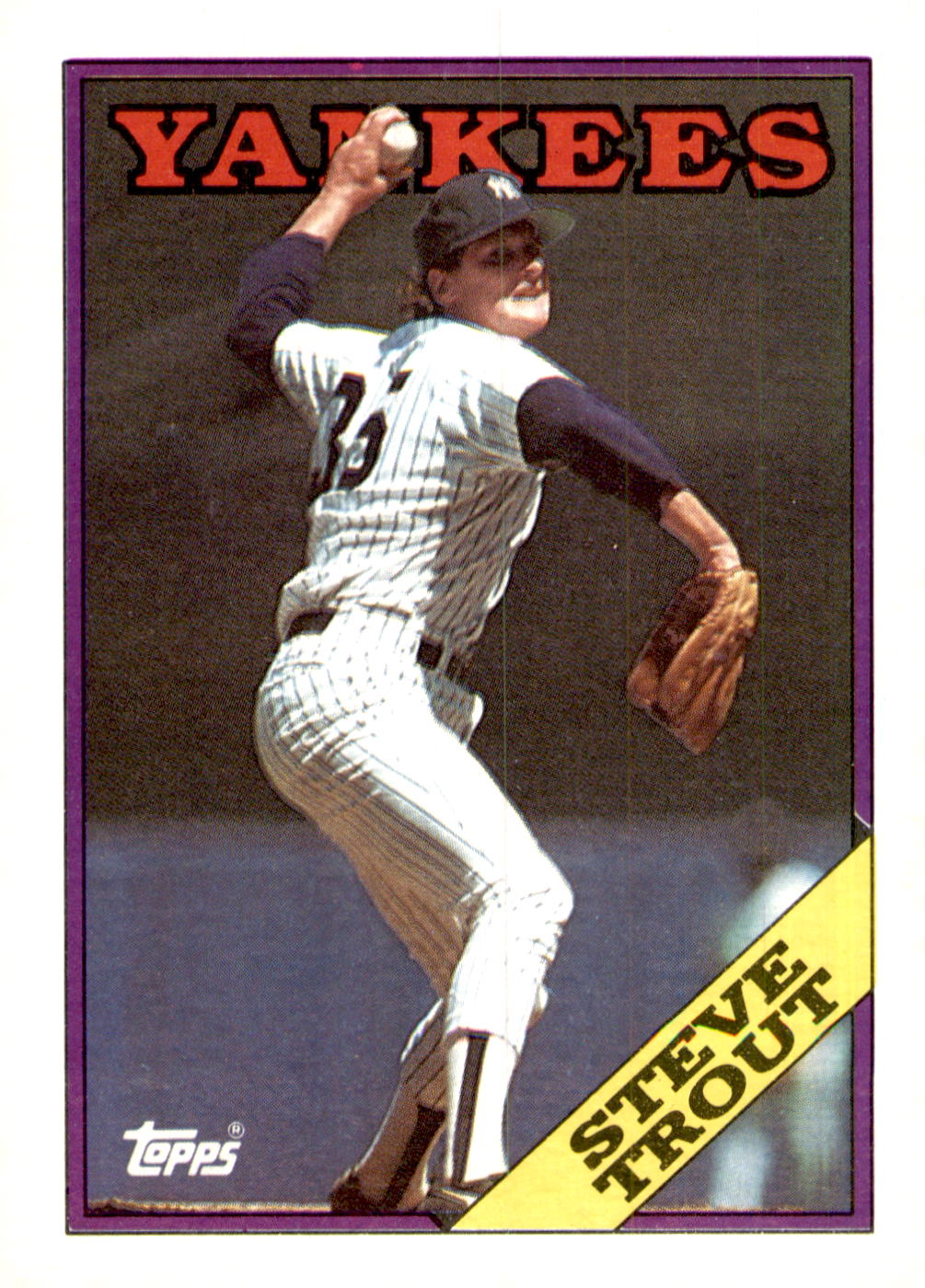 1988 Topps #584 Steve Trout