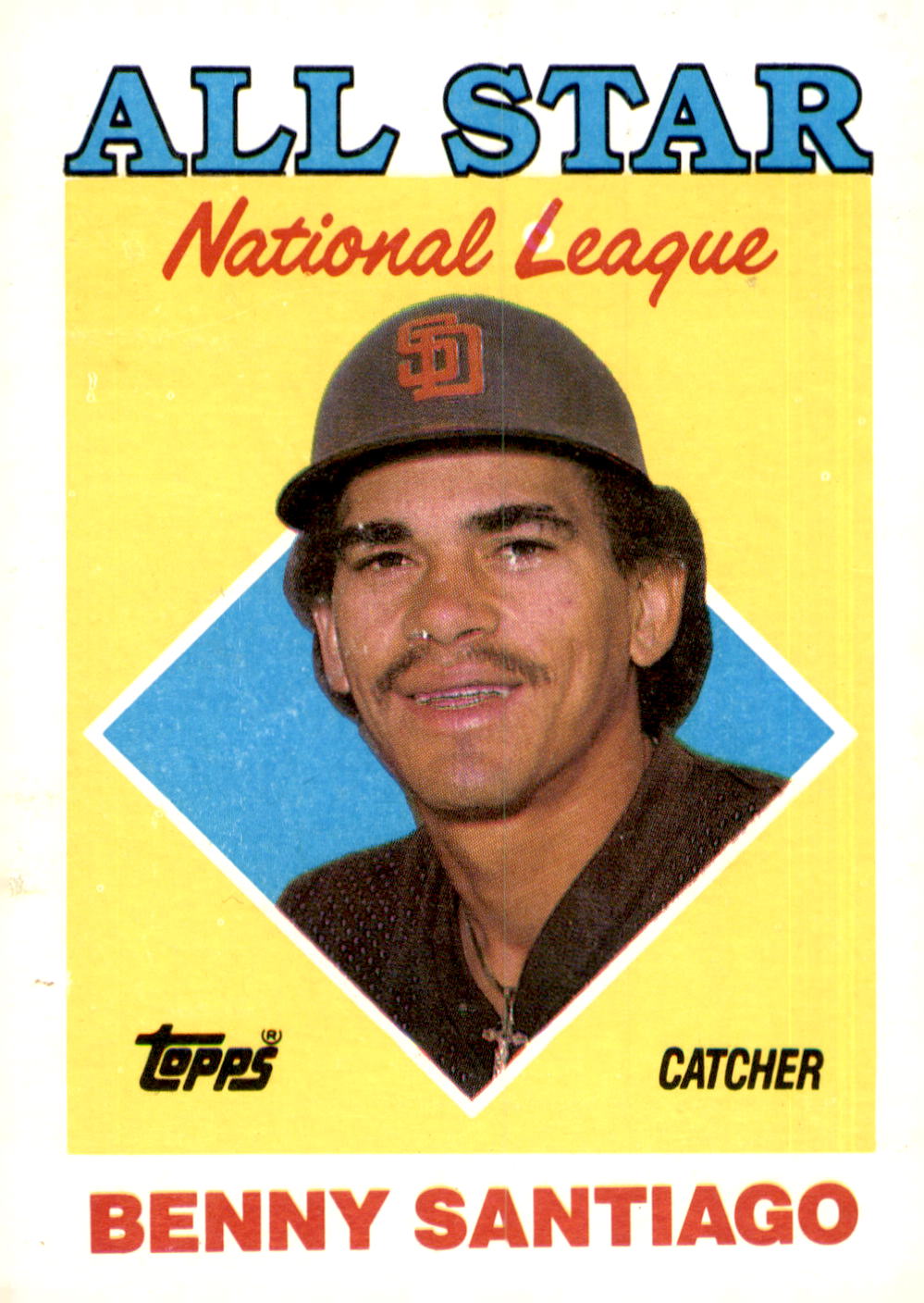 1988 Topps #404 Benny Santiago