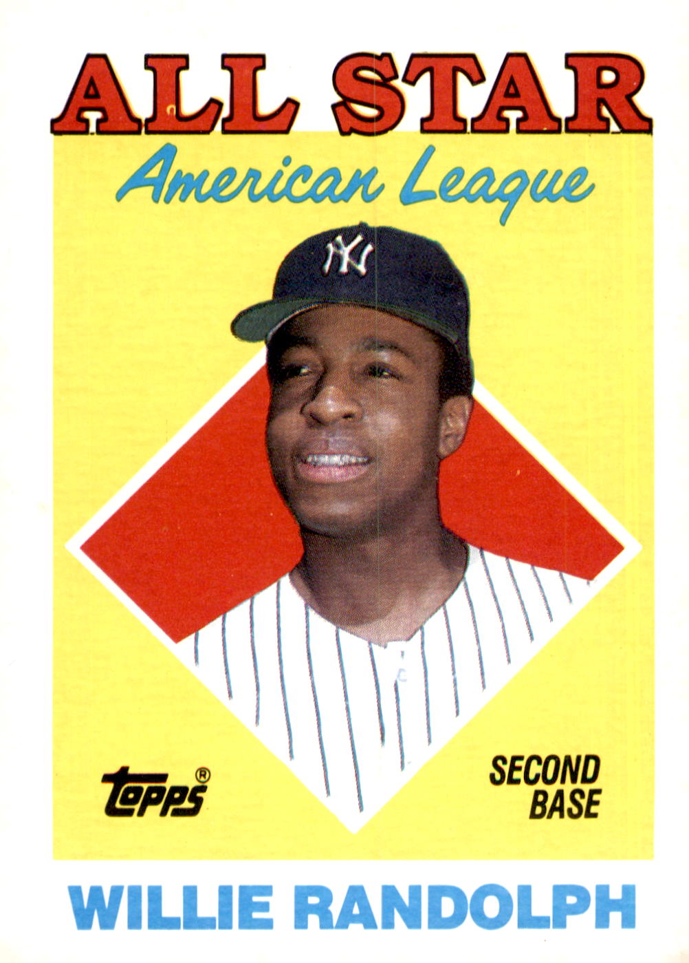 1988 Topps #387 Willie Randolph