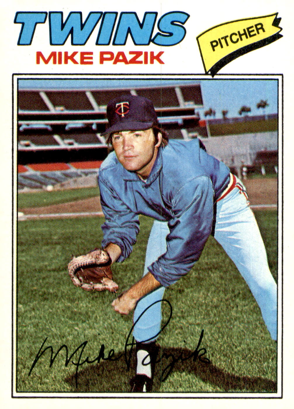 1977 Topps #643 Mike Pazik